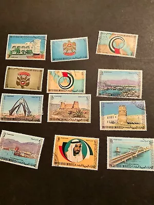 United Arab Emirates Scott #13-24 Used • $30