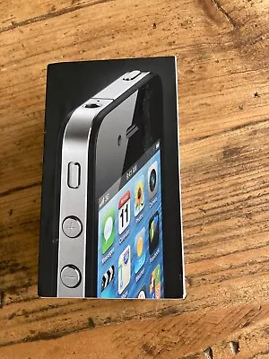 Genuine Apple IPhone 4 Empty Box Black WITHOUT ACCESSORIES • £3.99