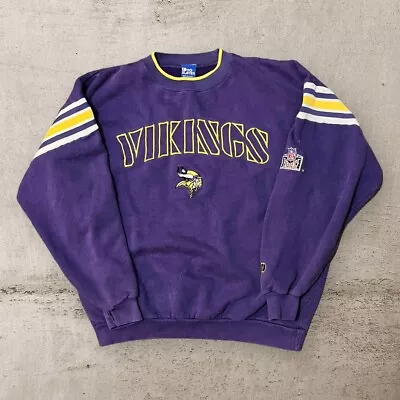 Vintage Proplayer Minnesota Vikings Sweatshirt Size Large • $25