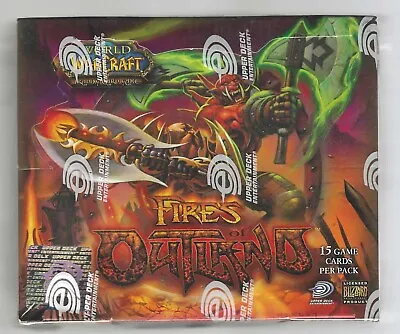 WORLD Of WARCRAFT TCG - FIRES OF OUTLAND English Sealed Box SPECTRAL TIGER? • $2999.99
