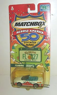 Matchbox Across America Die Cast Car 50th Birthday Series Florida  Chevy Camaro • $3.99