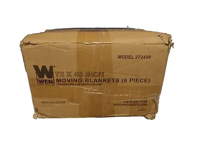 WEN 272406 72 In By 40 In Heavy Duty Padded Moving Blankets - 6 Pack • $30