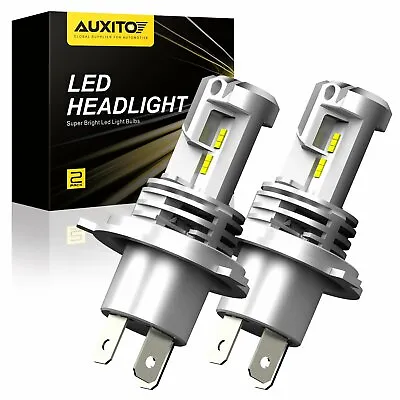 H4 9003 LED Headlight Bulbs Car & Truck Parts High&Low Dual Beam Kit 6500K White • $37.99