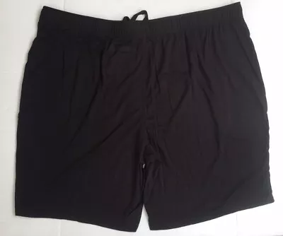 Mens Soft Knit Sleep/Lounge Shorts Black 3XL Or 4XL • $12.99