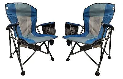 2x Royal Camping Chair XL Deluxe Camp Caravan Motorhome Garden Outdoors Folding • £81.95