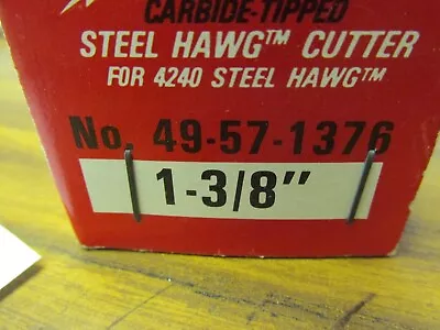 Milwaukee Steel Hawg Cutter 49-57-1376 For 4240 Metal Boring Cutter....wq-53 • $154.99