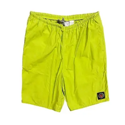 VTG 90s Lime Green Ocean Pacific OP Drawstring Waist Surf Casual Shorts Large 34 • $8.57