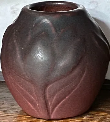 Scarce Dated 1918 Van Briggle Mulberry Color Vase • $750