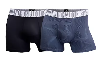 Cristiano Ronaldo CR7 2 Pack Boxer Briefs Underwear Black Men's Size X-Large XL • $21.94