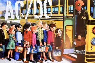 $286 • Buy AC/DC Concert Poster Oakland 2008