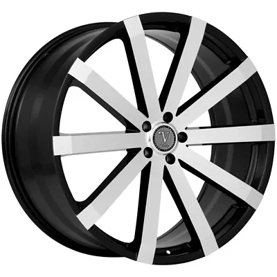 Velocity VW12 20x8.5 5x4.5  +35mm Black/Machined Wheel Rim 20  Inch • $194.99