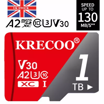 128GB 256GB 1TB Micro SD Class 10 U3 A2 SDXC SDHC Memory Card TF Card 130MB/S • £7.99