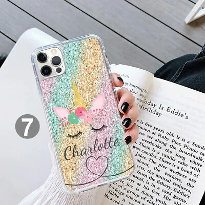 Personalised Unicorn Phone Case Cover For Apple Samsung IPhone GEL 211-7 • £5.90