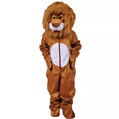 £36.99 • Buy Scary Plush Lion Hairy Head Costume By Dress Up America For Kids And Adults