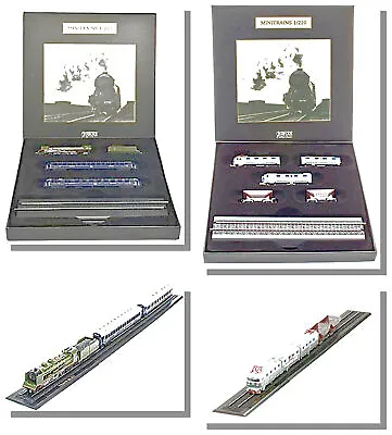 Train Bleu + Kiruna - Narvik Railway 2 Great Trains Set  Z Guage 1/220 Scale Br • £25.99