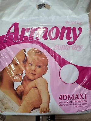 40Vintage Armony Maxi Old Diapers No Pampers Plastic Diaper Reborn Italy • $225