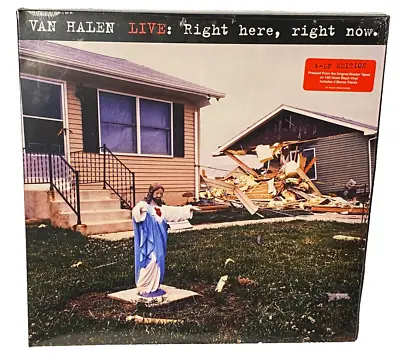 LP VAN HALEN Live Right Here Right Now (4LP BLACK Vinyl 2024) NEW MINT SEALED • $120