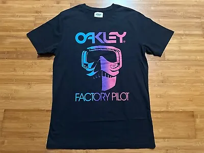 Oakley T Shirt Factory Pilot Face Mask Black Size Large • $23.99