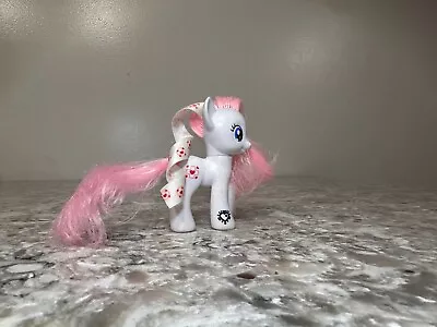 My Little Pony Nurse RedHeart 3 Brushable Cutie Mark Magic Pink White W/ Ribbon • $14.49