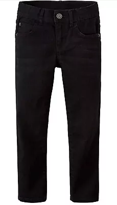 The Children's Place Boys' Stretch Super Skinny Jeans Black 5 Husky • $21.99