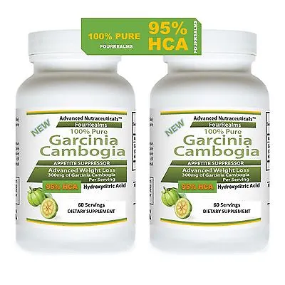 $9.99 • Buy 2 GARCINIA CAMBOGIA EXTRACT PLUS PURE NO FILLER 95% HCA Weight Loss Fat BURNER