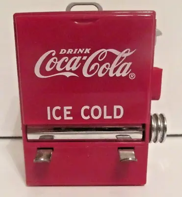 COCA-COLA Vending Machine Cooler TOOTHPICK Holder DISPENSER – 1995 • £14.25
