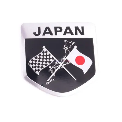 JP JAPAN Flag Racing Badge Metal Side Rear Trunk Emblem Decal Sticker Car JP Car • $7.98