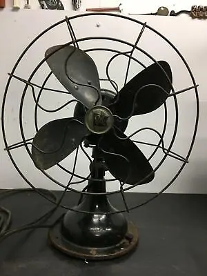 VINTAGE 1930s ROBBINS AND MYERS ELECTRIC 3 SPEED FAN WORKING M4492 • $199.99