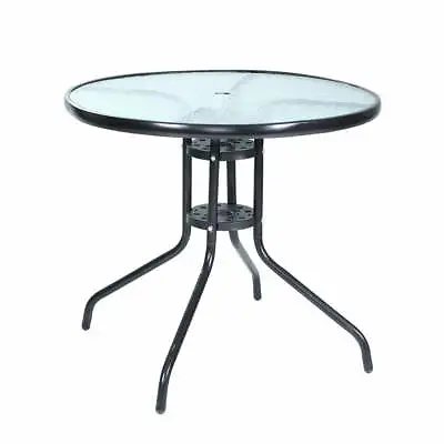 $60.40 • Buy Gardeon Bar Table Outdoor Lawn Indoor Furniture Steel Frame Coffee Side Table