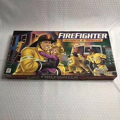 Fire Fighter Search & Rescue Kids Board Game Milton Bradley Hasbro 2002 • $8.81