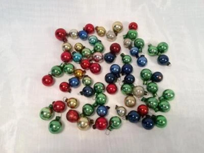 $29.99 • Buy Lot Of 68 Vintage Feather Tree Size Christmas Ornaments Bright Colors