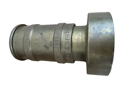 Vintage Fire Brass Hose Portable Spray Type Nozzle NS 100G 647X/ A7-J1 Italy • $24.95