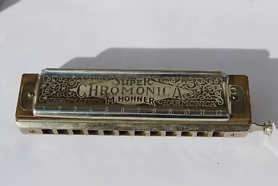Vintage M. Hohner Super Chromonica Chromatic Harmonica Key C German Quality W/Ca • $28