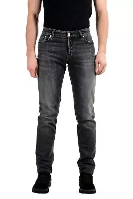 Versace Versus Men's Gray Stretch Skinny Jeans Size 30 31 32 33 34 • $129.99