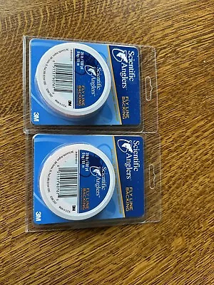 NEW Scientific Anglers Dacron Fly Line Backing 20 Lb 100 Yards Orange 2 Packs. • $13