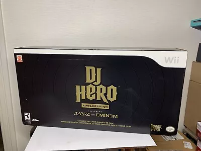 $399.99 • Buy NEW & SEALED!! DJ Hero- Renegade Edition Ft Jay-Z And Eminem Rare, Nintendo Wii