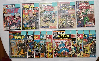 Sgt. Fury Annual #1+5 #167+ Special Marvel Edition 5-14 Jack Kirby FULL REPRINTS • $79