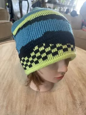 VTG 80'S College Look WIGWAM Beanie 100% Pure Wool Made In USA Multicolor • $15