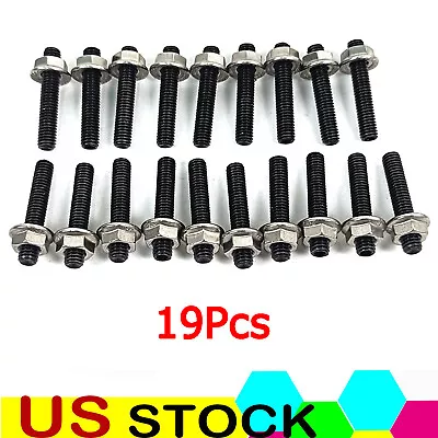 19x Oil Pan Bolts Stud Kit For Honda Acura Integra B18 B20 Type R VTEC B Series • $12.99