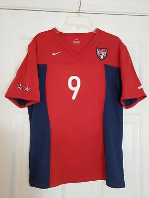 VINTAGE Nike USA National Soccer Team #9 Mia Hamm Red Jersey Shirt Women's XS • $199.99