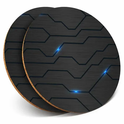 £4.99 • Buy 2 X Coasters - Futuristic Technology Gaming Style Home Gift #21568