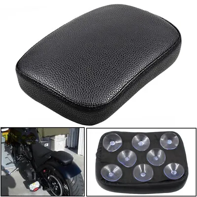 Motorcycle Leather Skull Pillion Passenger Rear Fender Pad Seat For Road King US • $16.87