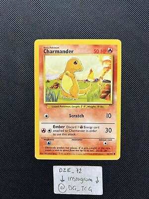 $6.60 • Buy Pokemon 1999 WOTC Base Set - Charmander - 46/102 - Unlimited Edition - VLP