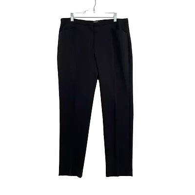 Vince Camuto Women's Milano Twill Pocket Pants Size 12 Black Slim Ankle • $16.74