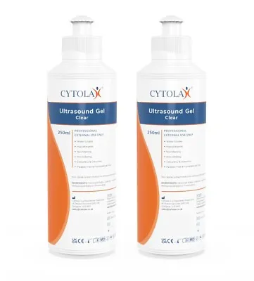 Ultrasound Transmission Gel Cytolax 250ml Doppler Fetal Heart - Pack Of 2 • £6.90