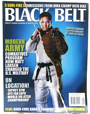 Black Belt Magazine September 2010 Modern Army Combatives Tapout Gym UFC Expo Z • $11.30