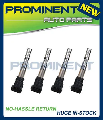 Set Of 4 Ignition Coil Replacement For 2001-2006 Audi TT A4 Quattro VW UF411 • $30.23