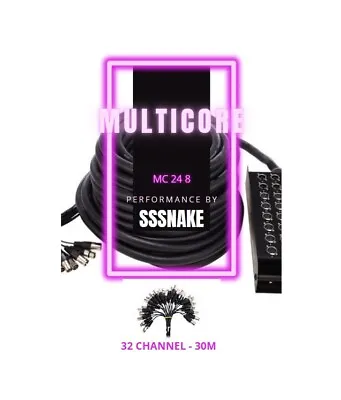 £196.77 • Buy The Sssnake MC 24/8 Multicore - 30m