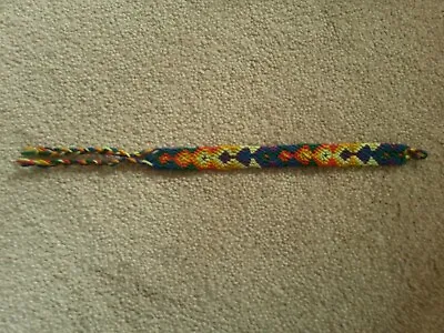 Bohemian Handmade Multi Color Braided Woven Bracelet • £0.99