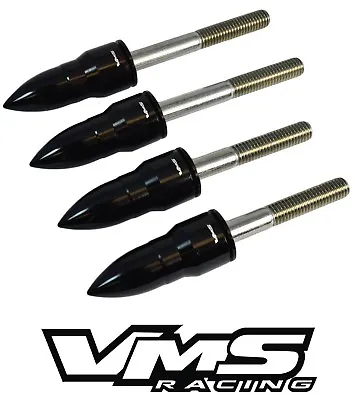 Vms Racing 6mm Black Bullet Cam Cap Cup Bolt Washer Kit For Honda Acura B18 B16 • $24.95